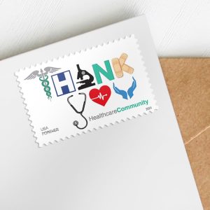 Forever Stamps 2024 Healthcare Community Thank You – Awareness & Appreciation, First-Class Postage