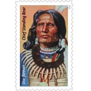 Forever Stamps 2023 Chief Standing Bear – Historical Tribute, First-Class Postage