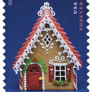Forever Stamps 2013 Gingerbread Houses – Holiday Celebration, First-Class Postage