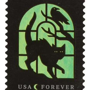 Forever Stamps 2019 Spooky Silhouettes – Halloween Holiday, First-Class Postage